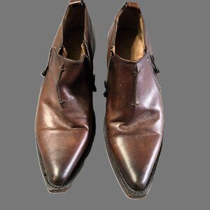 Frye Sz 7.5 Womens Sacha Moto Short Bootie Double Zip Boots